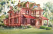 Marie Natale Watercolor House Portraites